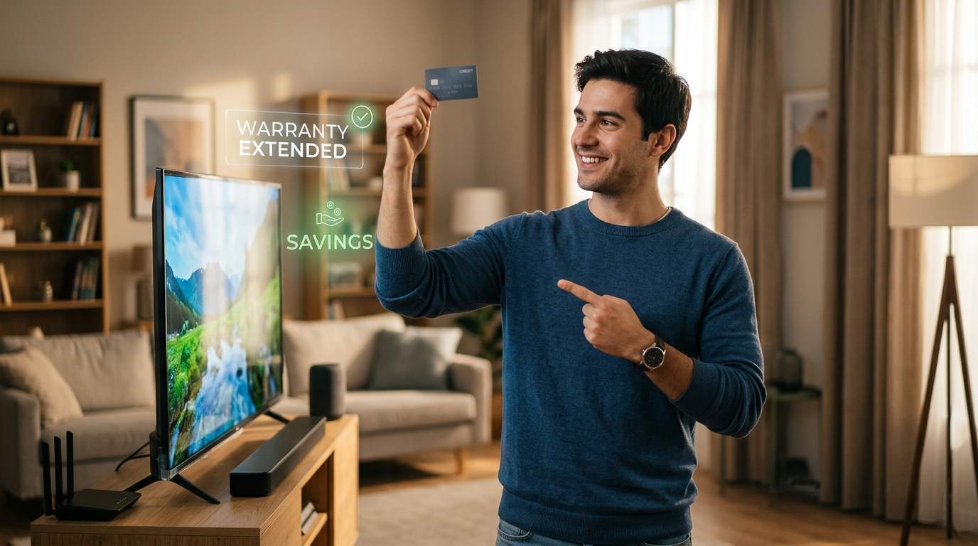 My Credit Card's Extended Warranty Saved Hundreds On A Broken TV