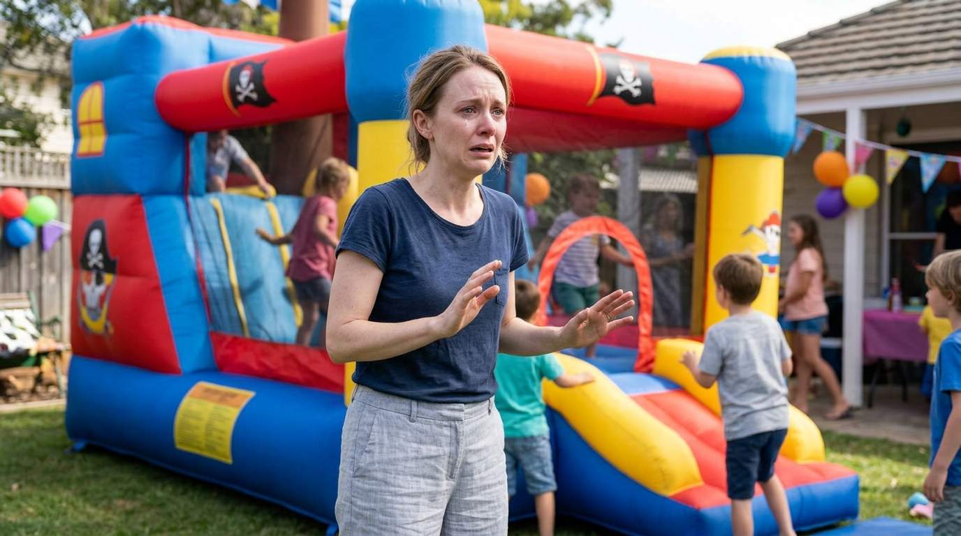 I walked in on my husband with ANOTHER WOMAN in our son's birthday bounce house!