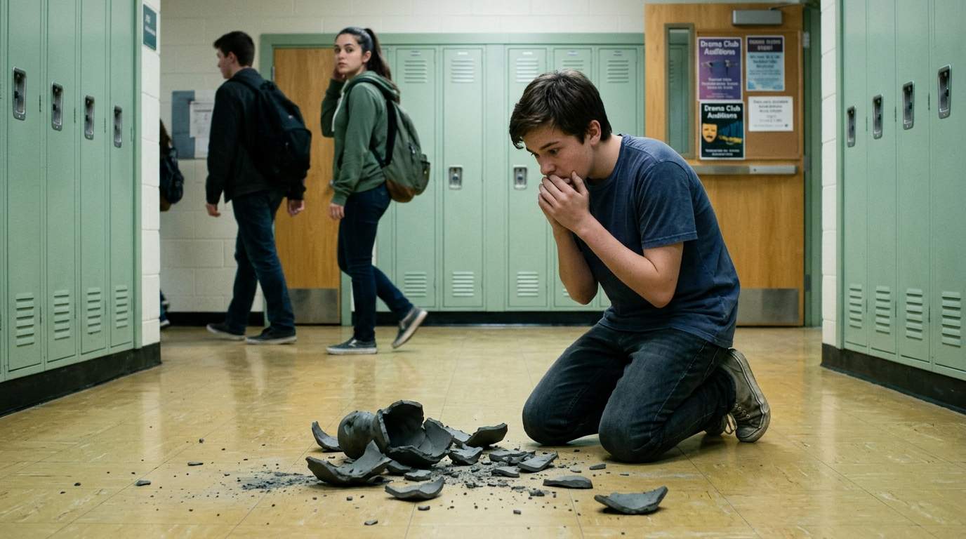 The day my sculpture shattered in the hallway
