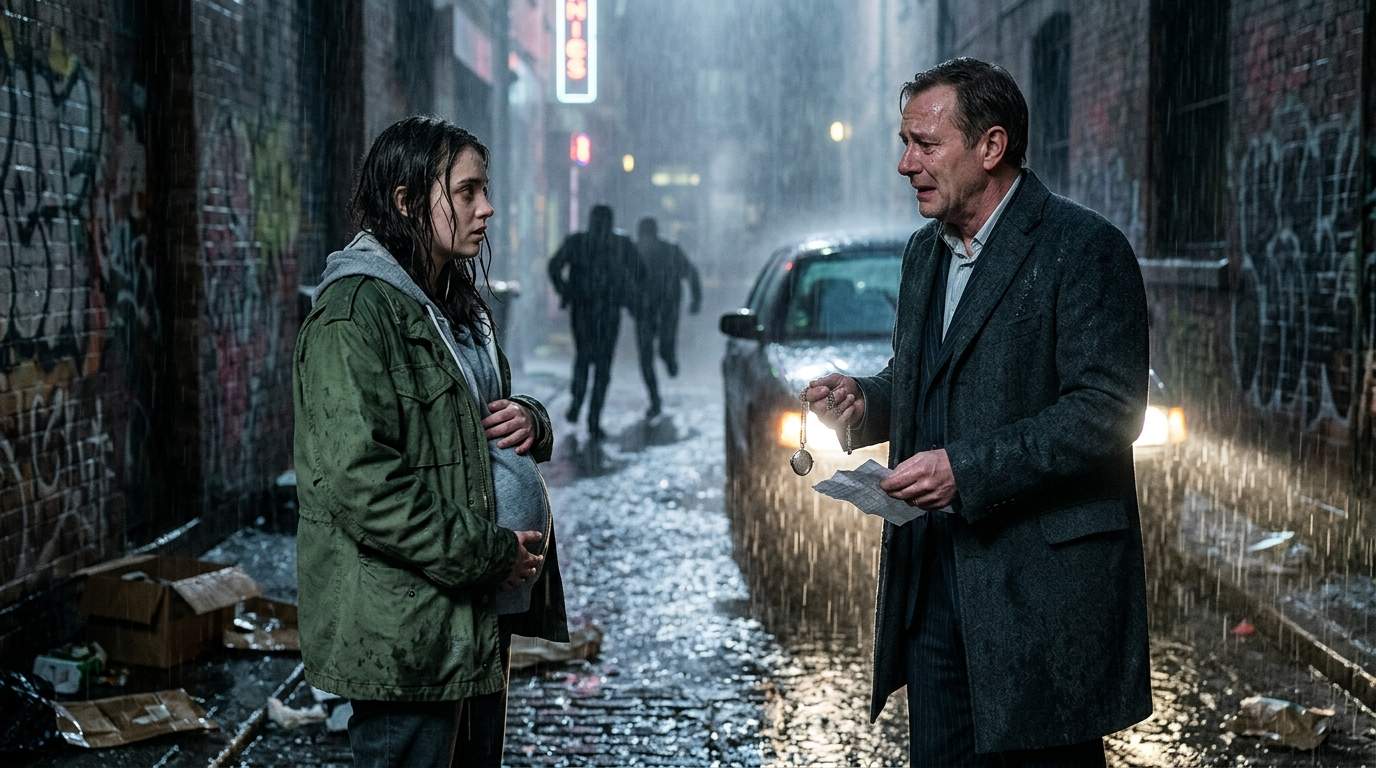 Billionaire Stops Mid-Chase, Spots Antique Locket During Alley Robbery, Unearths Shocking Lost Daughter Family Secret.