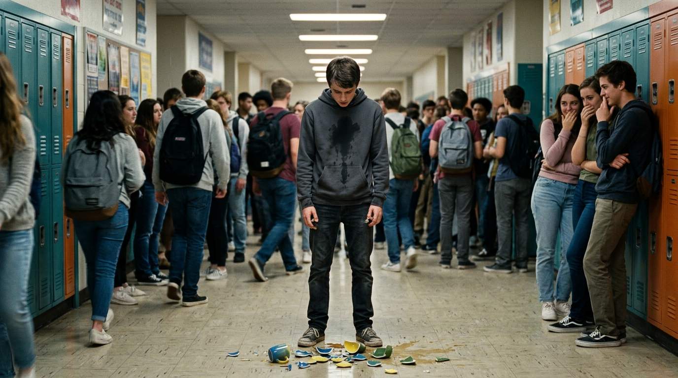 I still think about that smashed art pot in the hallway.