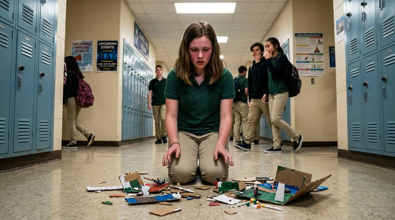 My history diorama shattered in front of everyone