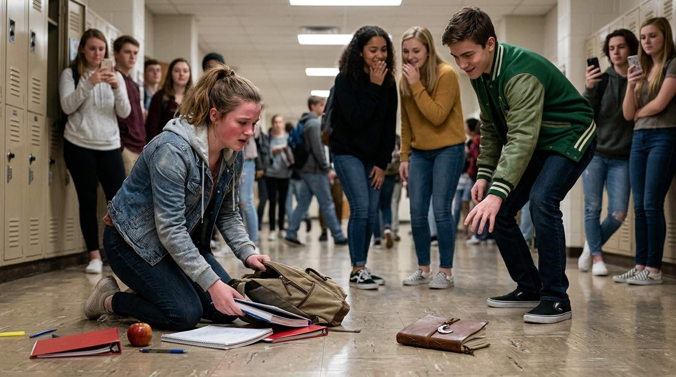 The day my journal spilled out in front of everyone in the main hallway.