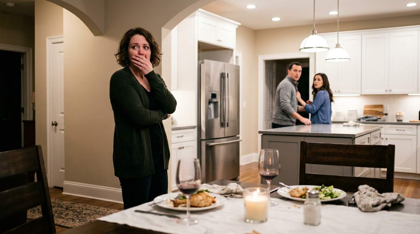 The night I caught my best friend and husband kissing in our kitchen shattered my whole world.