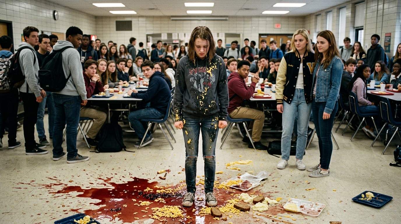 I still cringe thinking about that cafeteria floor.