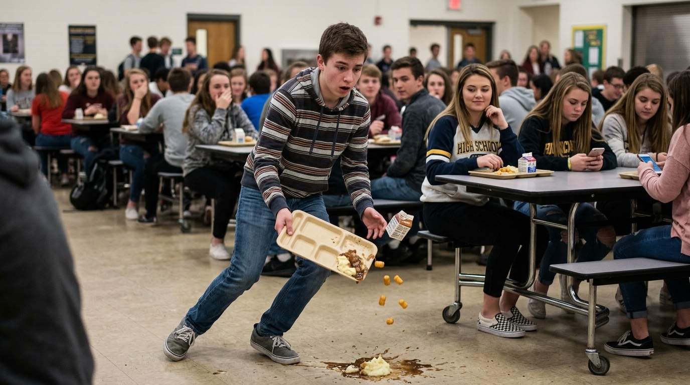 My cafeteria tray and the 