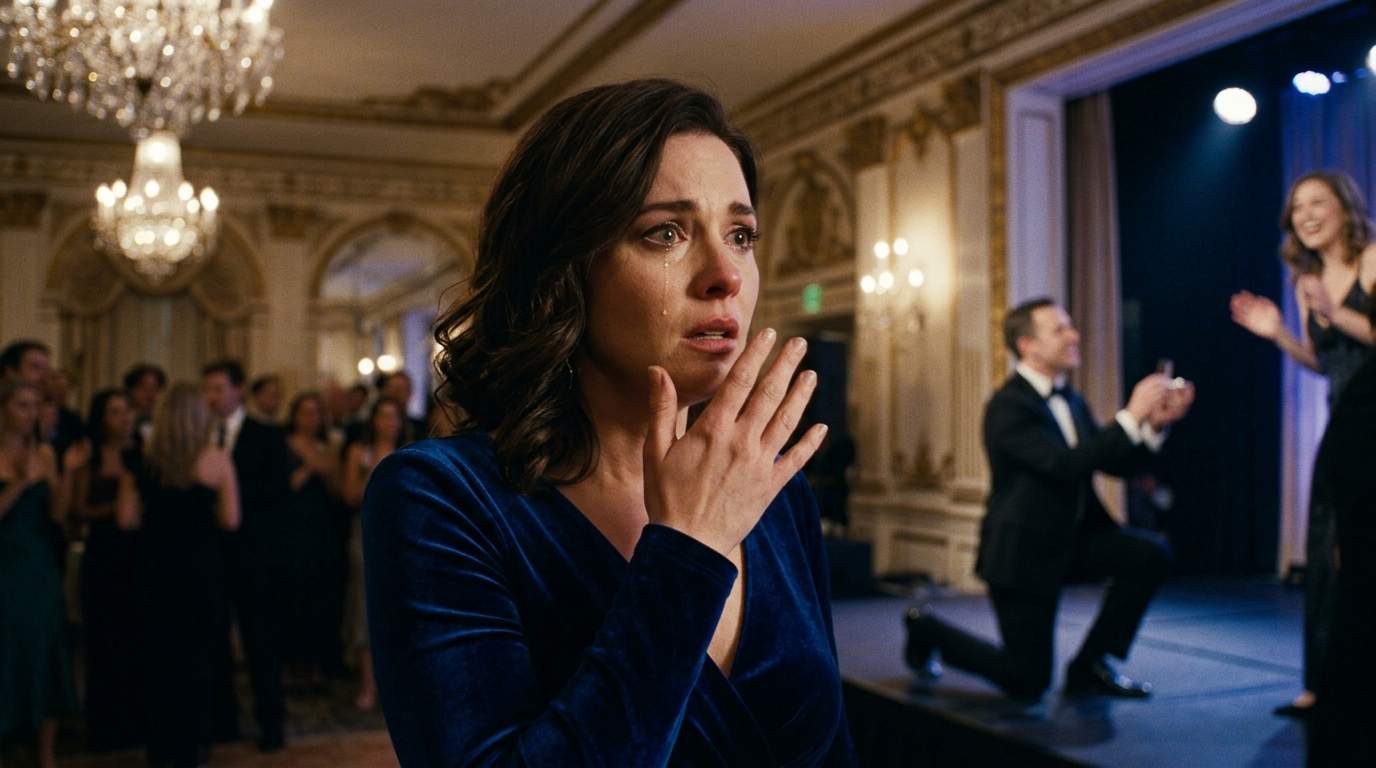 At the Grand Ball, I caught my fiancé proposing to another woman, live on stage!