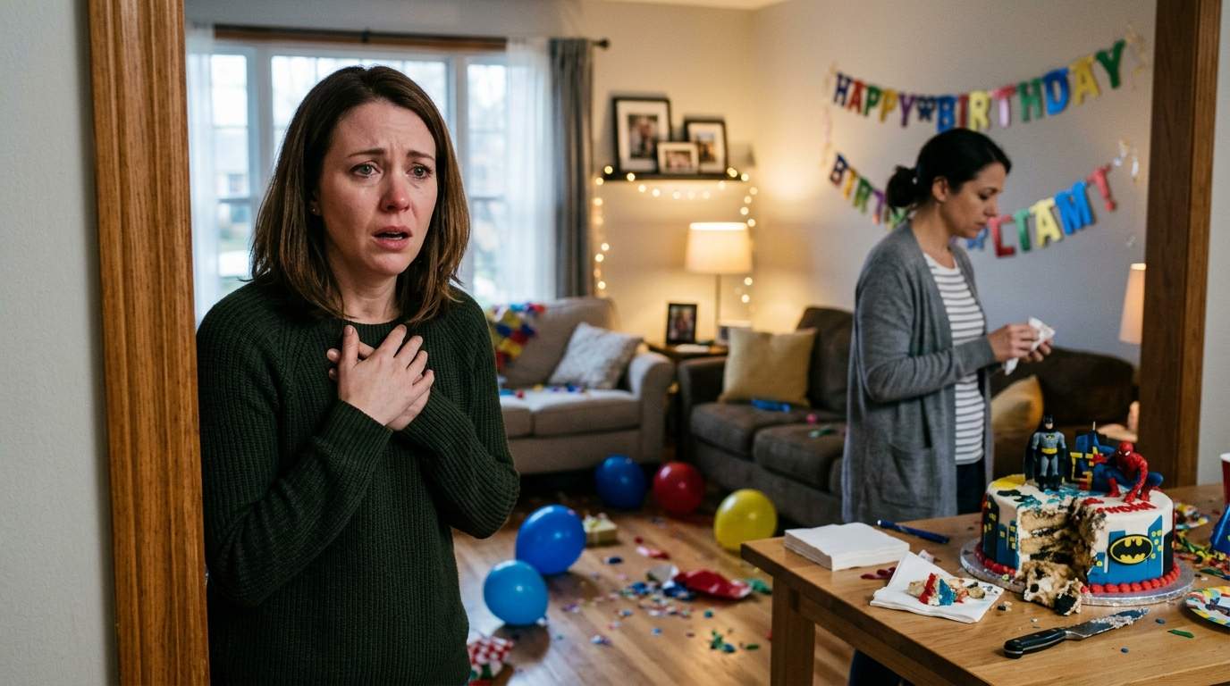 I caught my 'best friend' destroying my son's birthday party moments before it began.