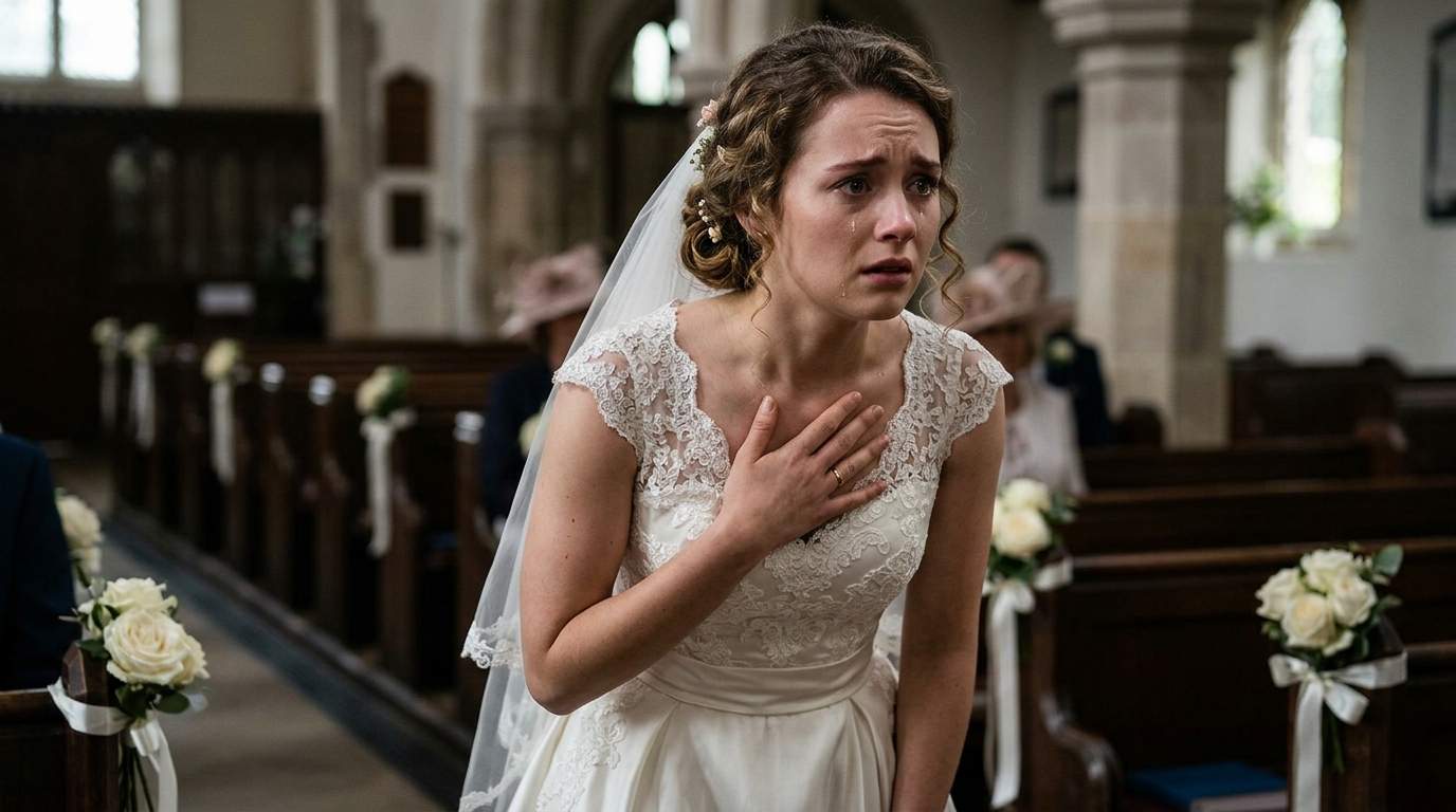 I watched my perfect wedding explode when his REAL secret flashed across the big screen.