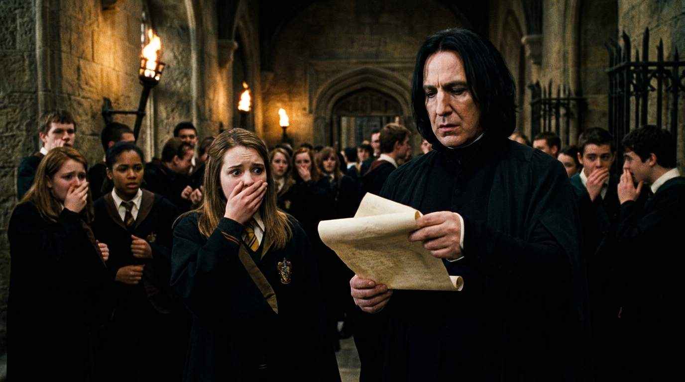 Hogwarts Scandal: Professor Snape Uncovers Dark Secret in Student's 'Love Letter'!