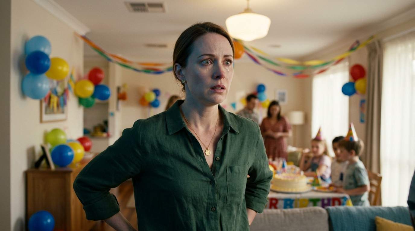 I saw my husband walk in with his ex-girlfriend at our daughter's birthday party. My world shattered.