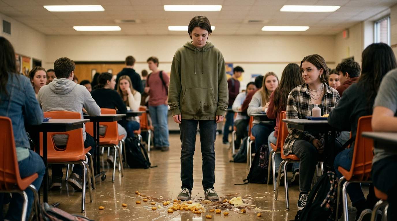 The sound of my lunch tray hitting the floor still haunts me.