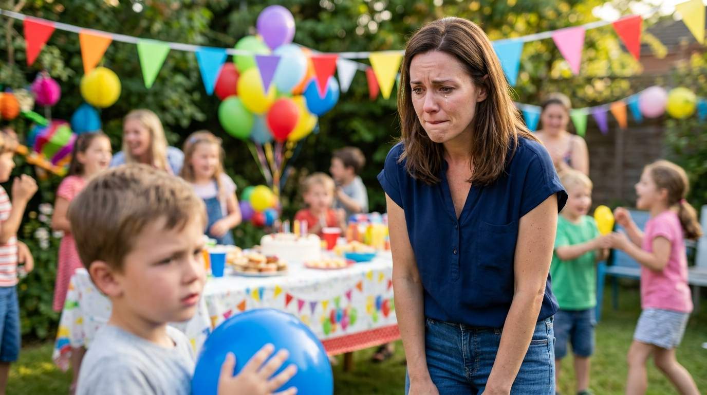 I caught my husband completely destroying our son’s 5th birthday party for a disgusting secret.