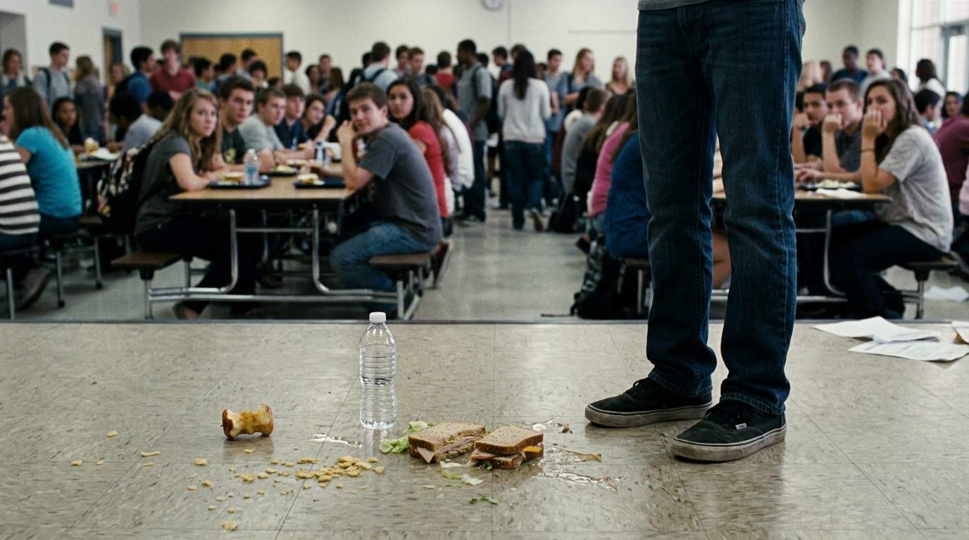 My Cafeteria Lunch Became a Spectacle.