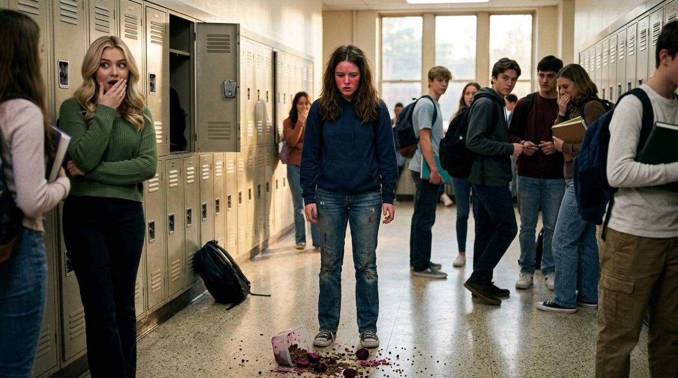 The day my strange lunch became the hallway's main event.