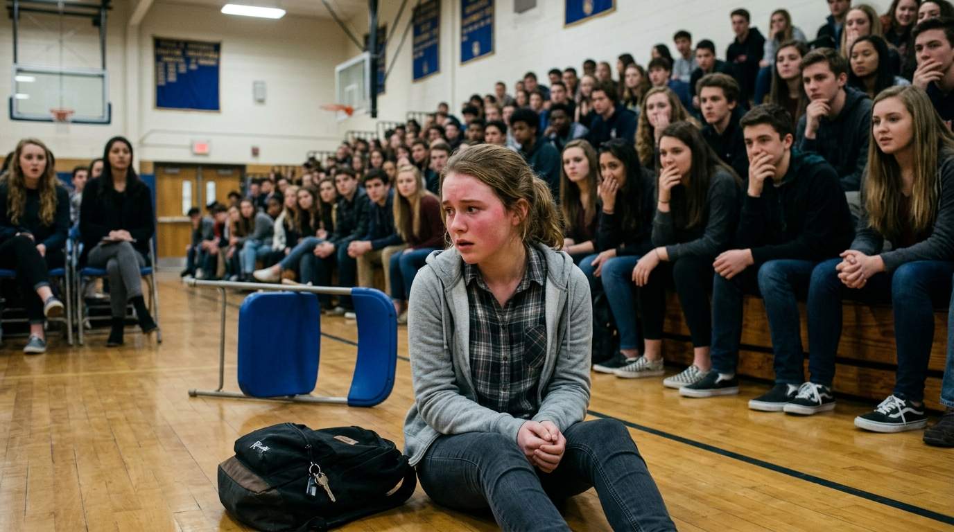 The assembly chair incident that still makes me check my seat.