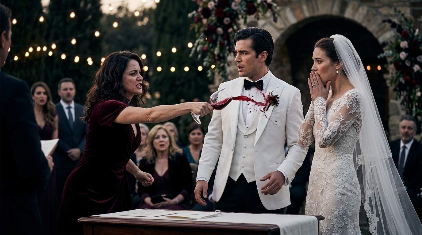 Luxury Wedding Descends Into Chaos: Ex-Lover's Shocking Reveal Halts Vows In Epic Bridal Drama And Wedding Scandal.