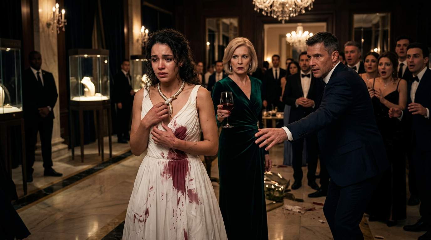 Luxury Jewelry Heiress Unveils Shocking Red Wine Scandal at High Society Gala – But Her Target Held a Secret That Could Topple Empires!