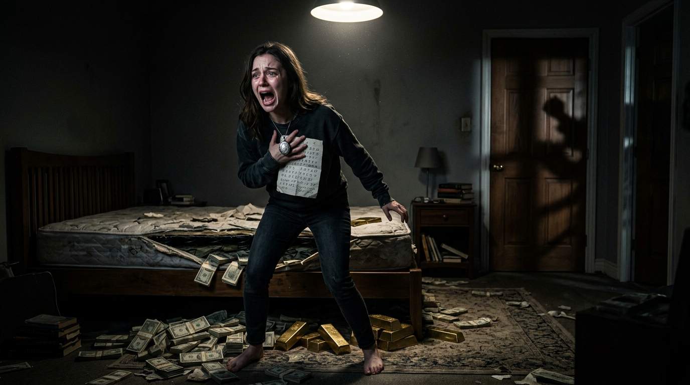 She Cut Open Grandma's Old Mattress for Space and Uncovered a Hidden Fortune, But the Real Shocking Discovery Was a Family Secret That Sent Her World Crashing Down.