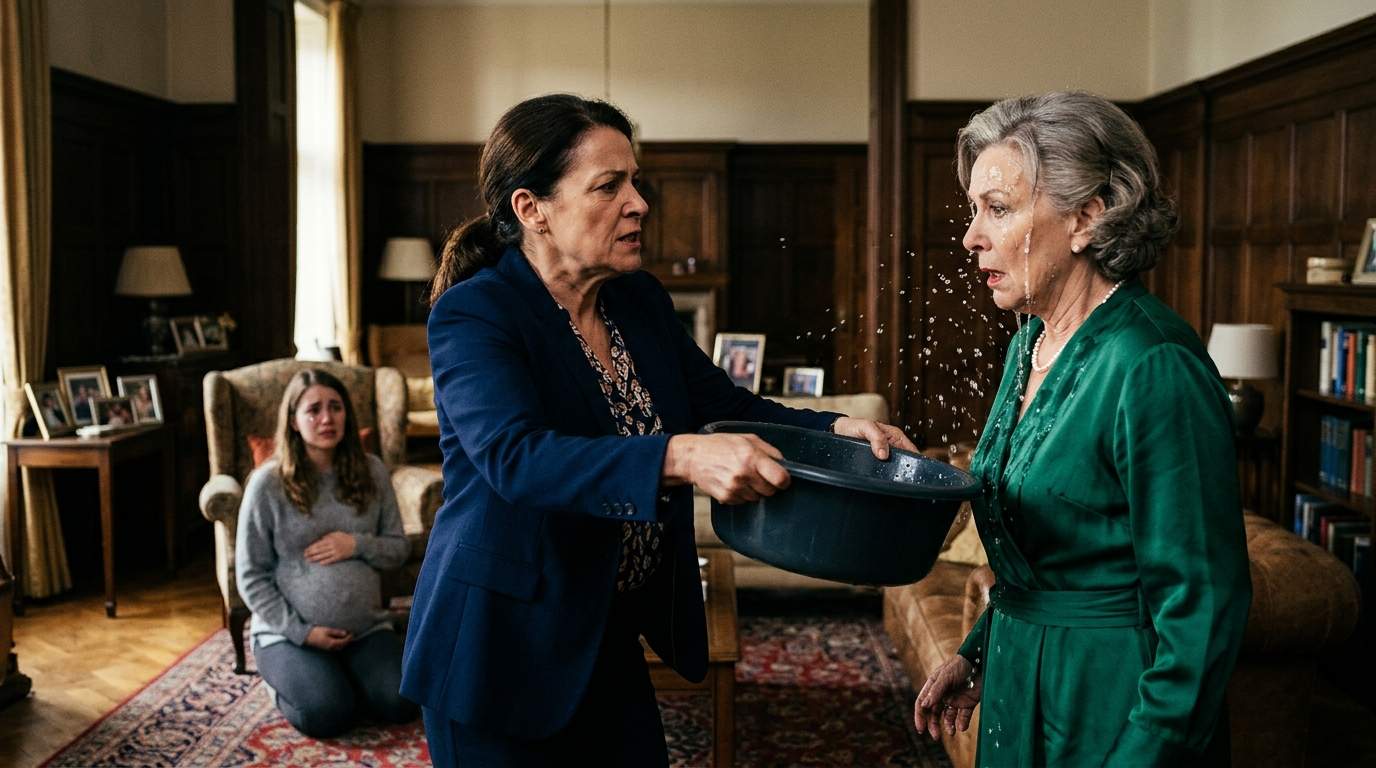 Millionaire Mother-in-Law FORCED Pregnant Heiress into Humiliating Foot-Washing Ritual for Inheritance – Until Visiting Mom Unleashed SHOCKING Revenge.