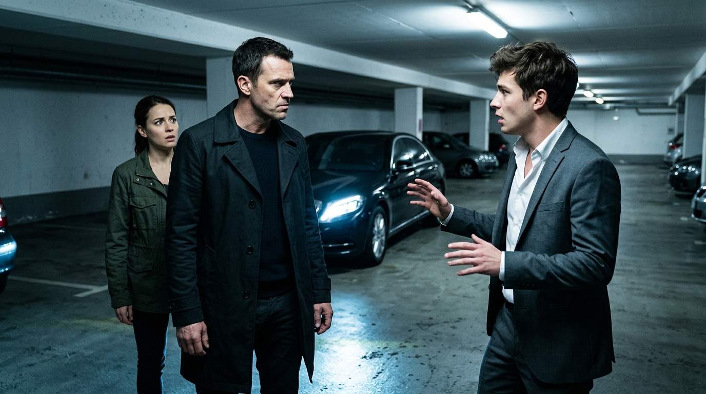Billionaire Heir Confronts Fiancé's Tormentor in Dark Parking Lot, Revealing a Secret That Paralyses Him With Fear – `Billionaire Romance`, `Secret Identity`, `Underworld Boss`