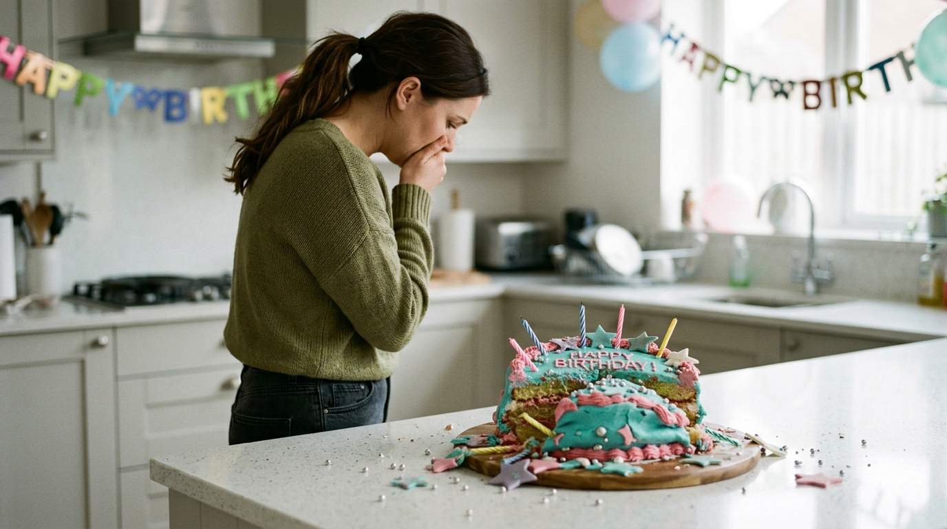 I watched my sister deliberately smash my daughter's birthday cake right before guests arrived.