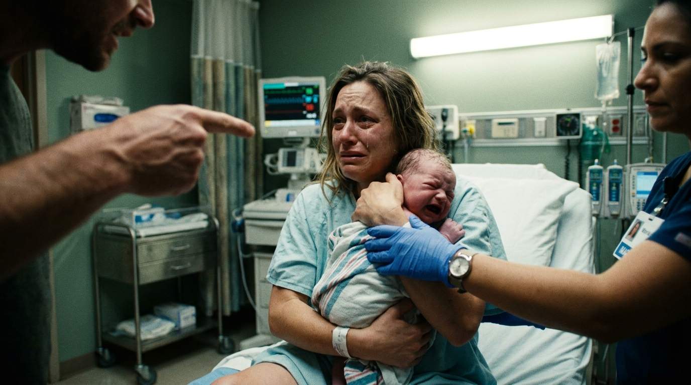 Delivery Room Disaster: Husband Sees Genetic Marker on Newborn, Demands Answers About IVF Failure and a Family Secret