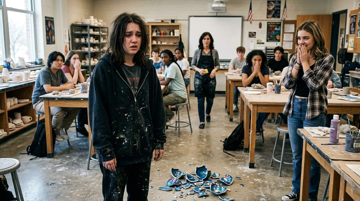 The day my 'friend' shattered my clay project.