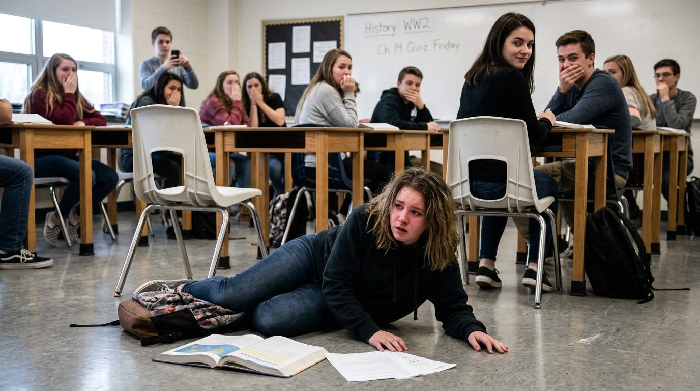 That scrape of my chair on the classroom floor still haunts me.