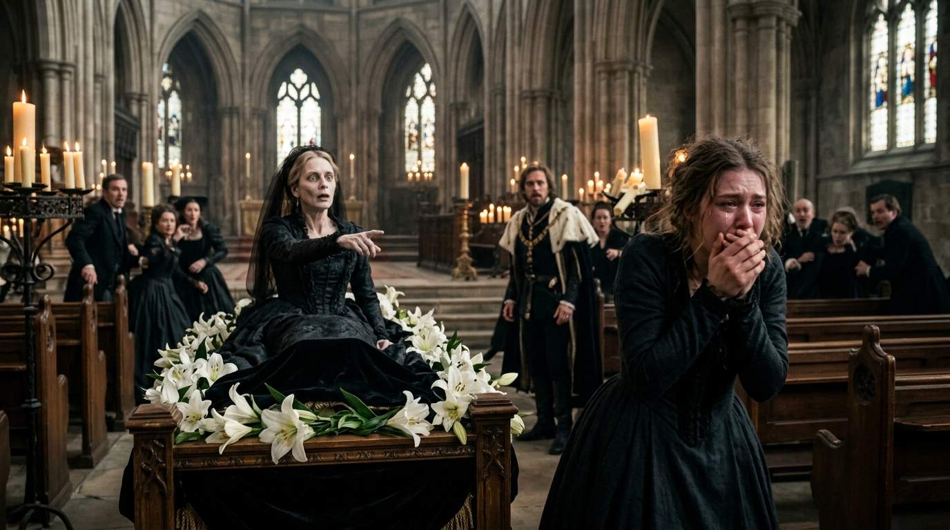 Royal Funeral Shocker: Dead Queen's Eyes SNAP Open, Halting Inheritance Amidst Palace Intrigue