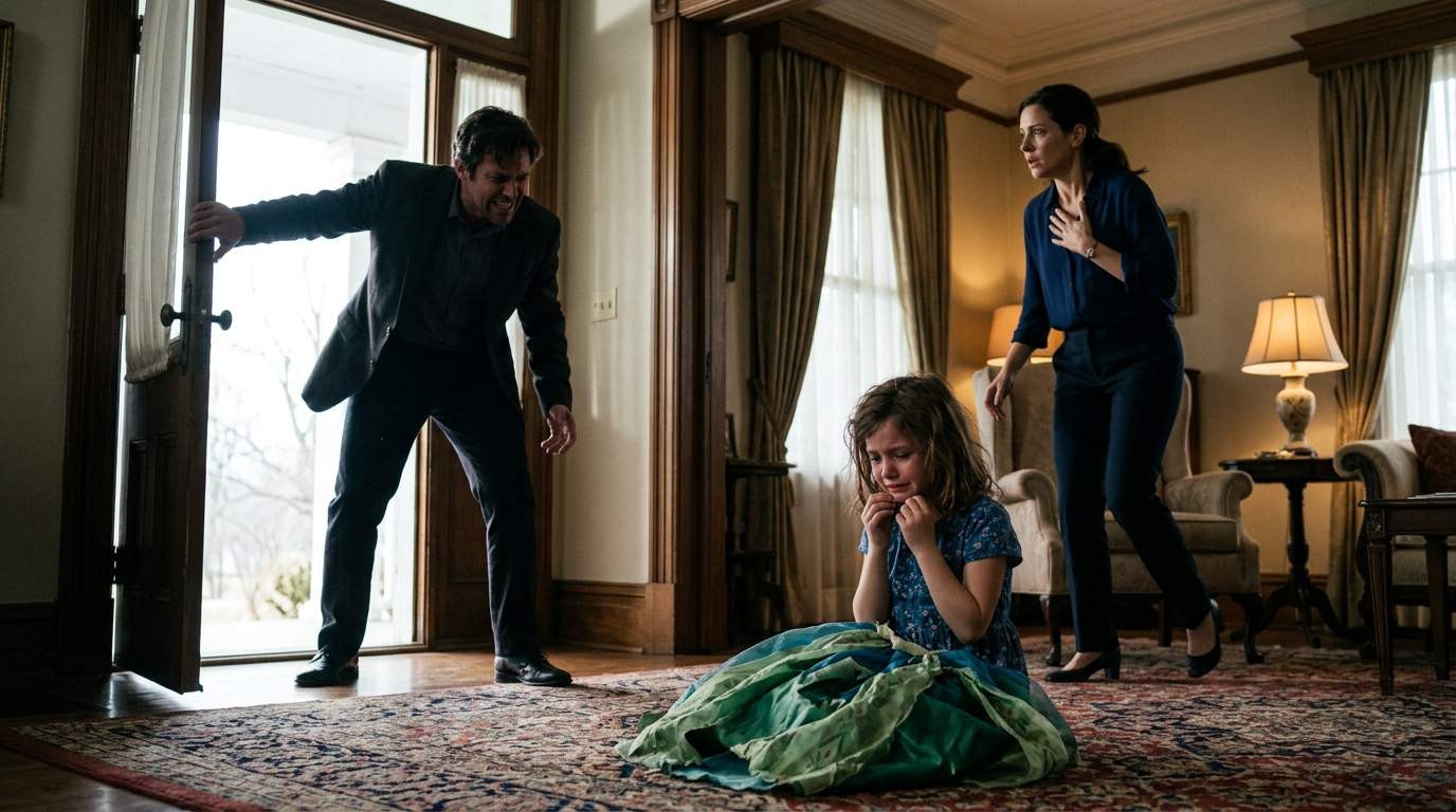 Heirloom Dress Shredded: Stepmother's Desperate Act Unveils Shocking Family Secret in Luxury Villa.