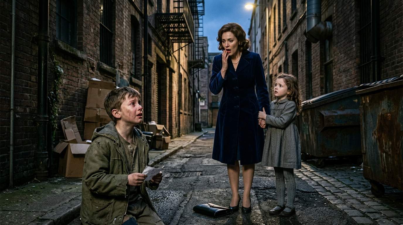 Homeless Boy's Cry Unearths Socialite's Buried Past: A Mother's Secret and the Shocking Family Twist