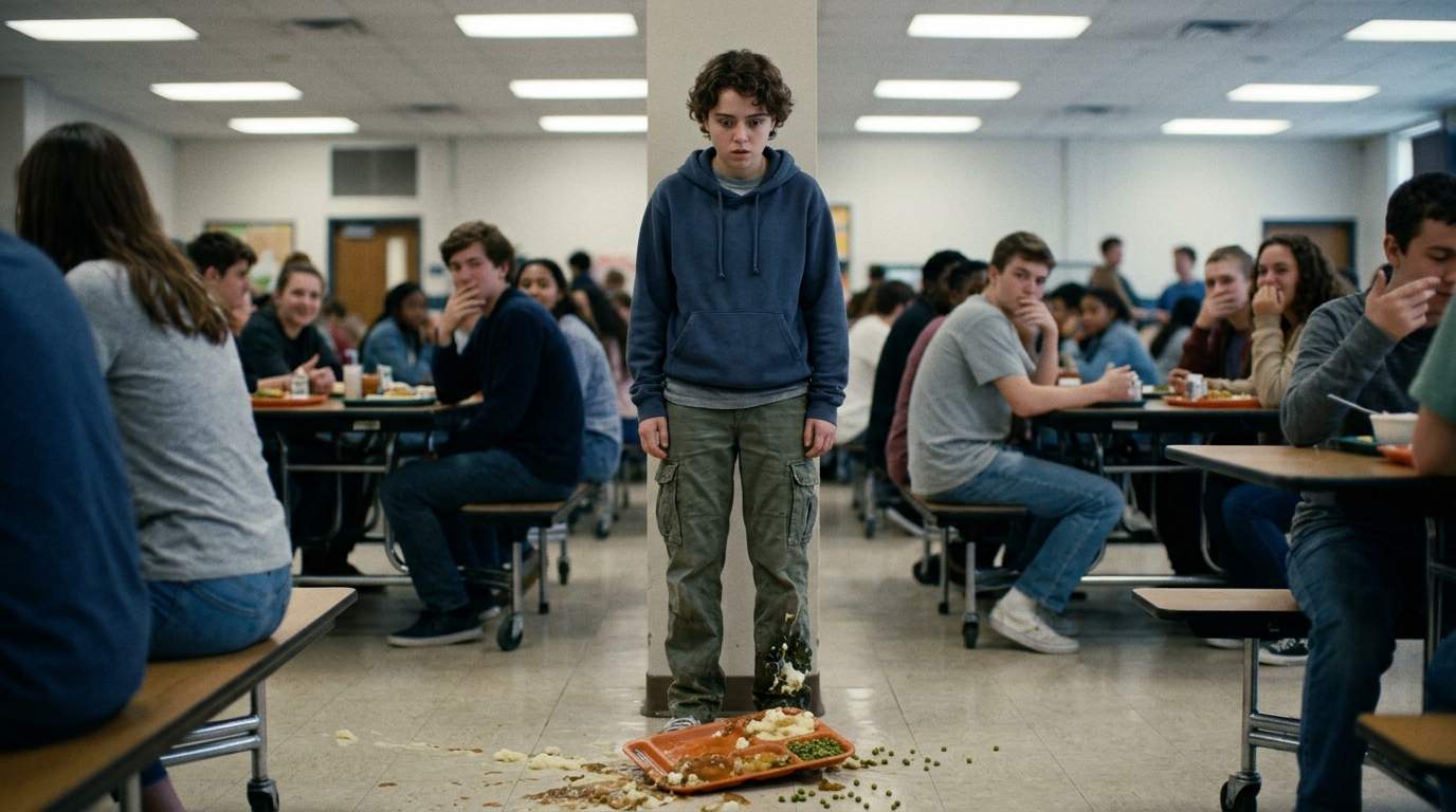 They called it an accident when my tray flipped in the cafeteria.