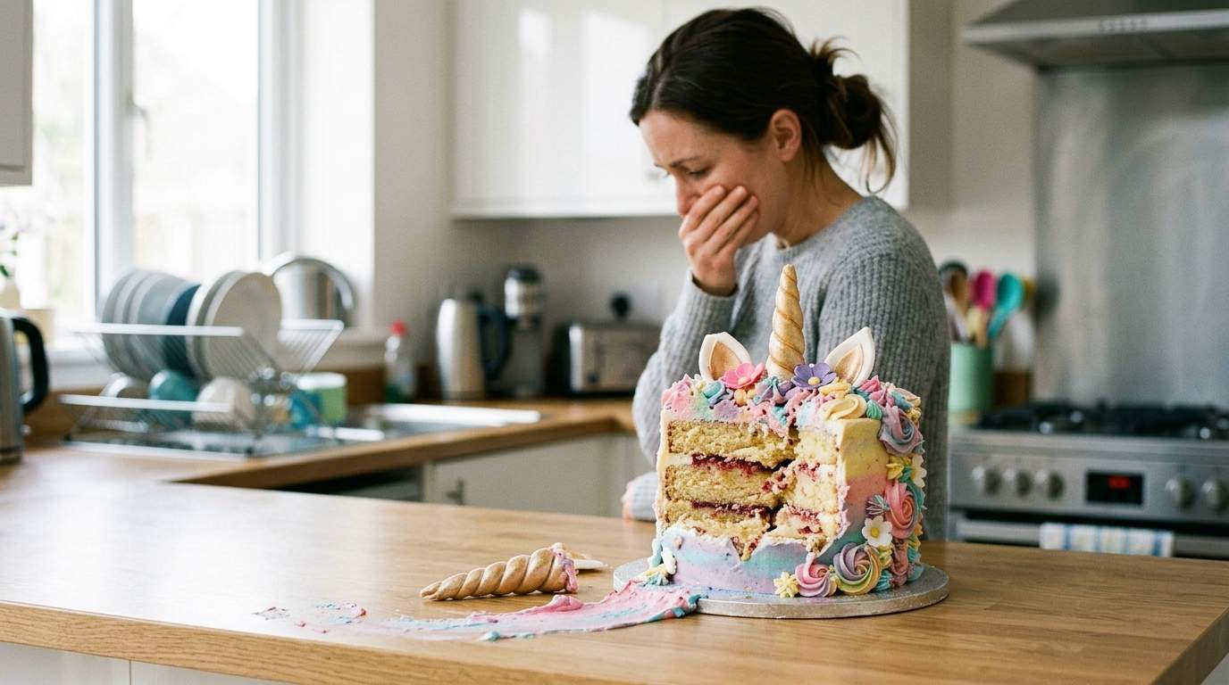 I walked in on my sister-in-law destroying my daughter's birthday cake; my jaw hit the floor!