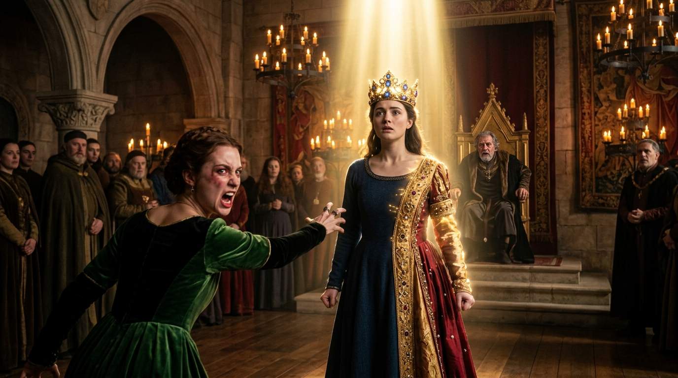 Ancient Royal Crown Rejects Intended Heir Mid-Ceremony, Choosing a Nobody Maid Instead – What Secret Was Revealed?
