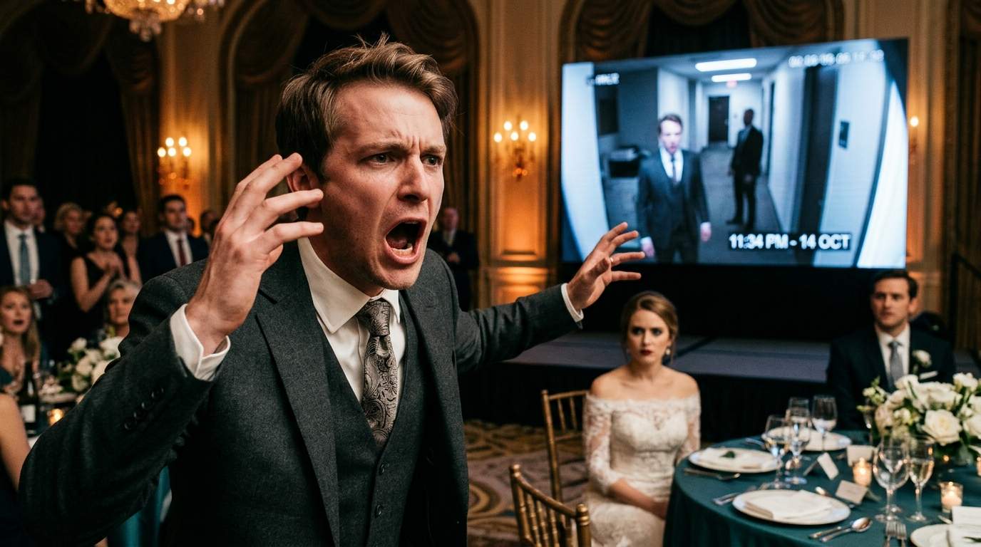 Billionaire Wedding Explodes: Shocking Corporate Scandal Revealed on Live Screen Sends Elite into Chaos