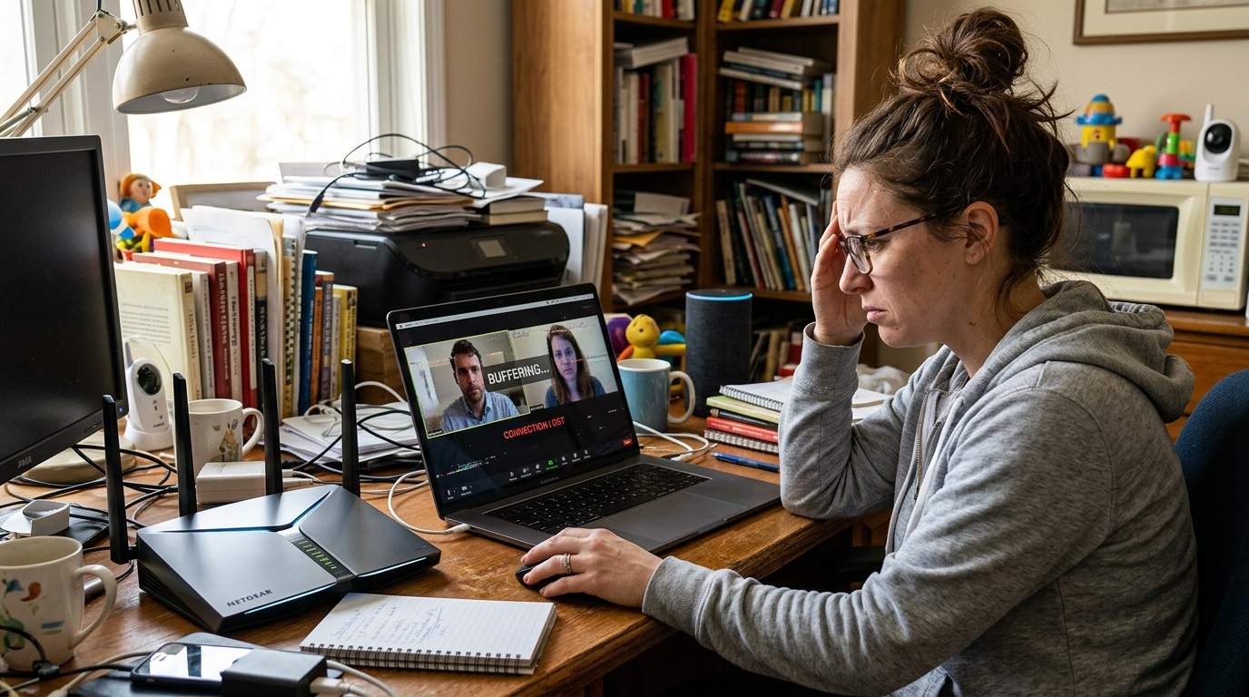 The Wi-Fi 7 Myth: Your New Router Can't Save Home Office Calls
