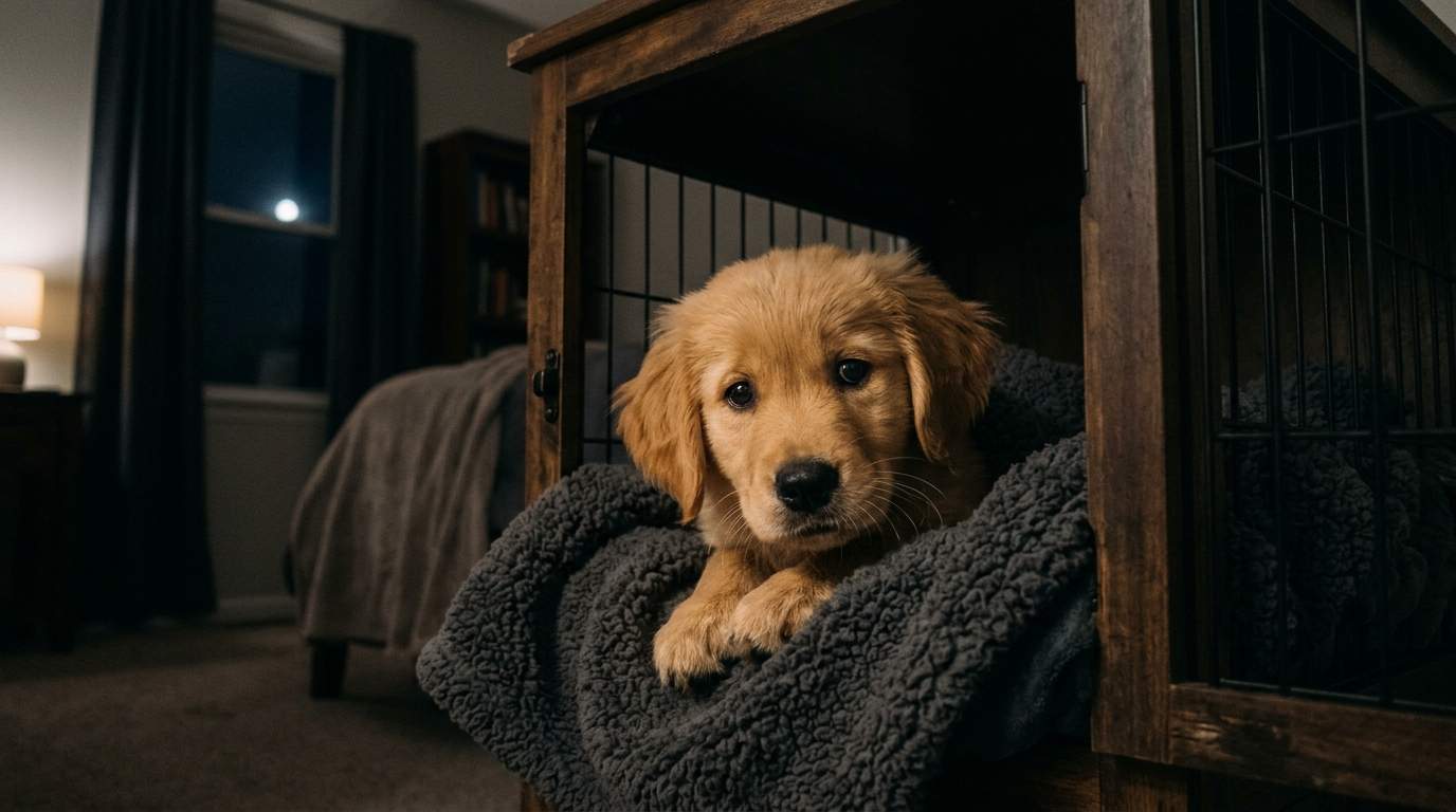 Nighttime Puppy Wails: When Our Instincts Undermine Confidence?