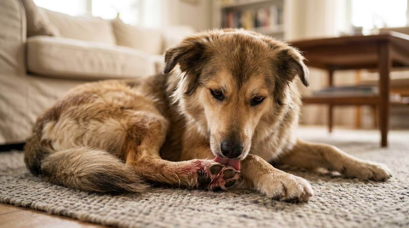 The Persistent Paw Lick: Is It Just Grooming, Or a Hidden Worry?
