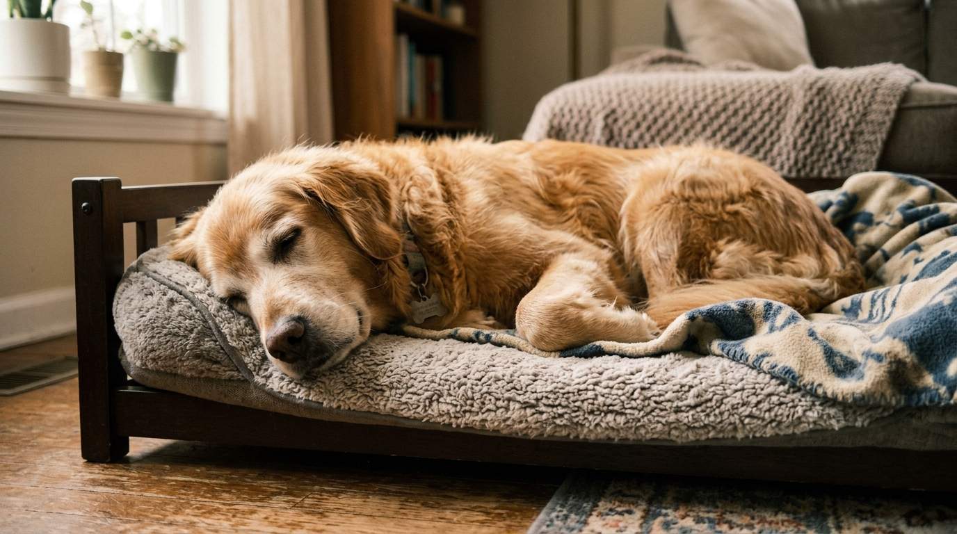 The Old Dog's Unstirring Sleep: Is It Normal, Or a Silent Call?