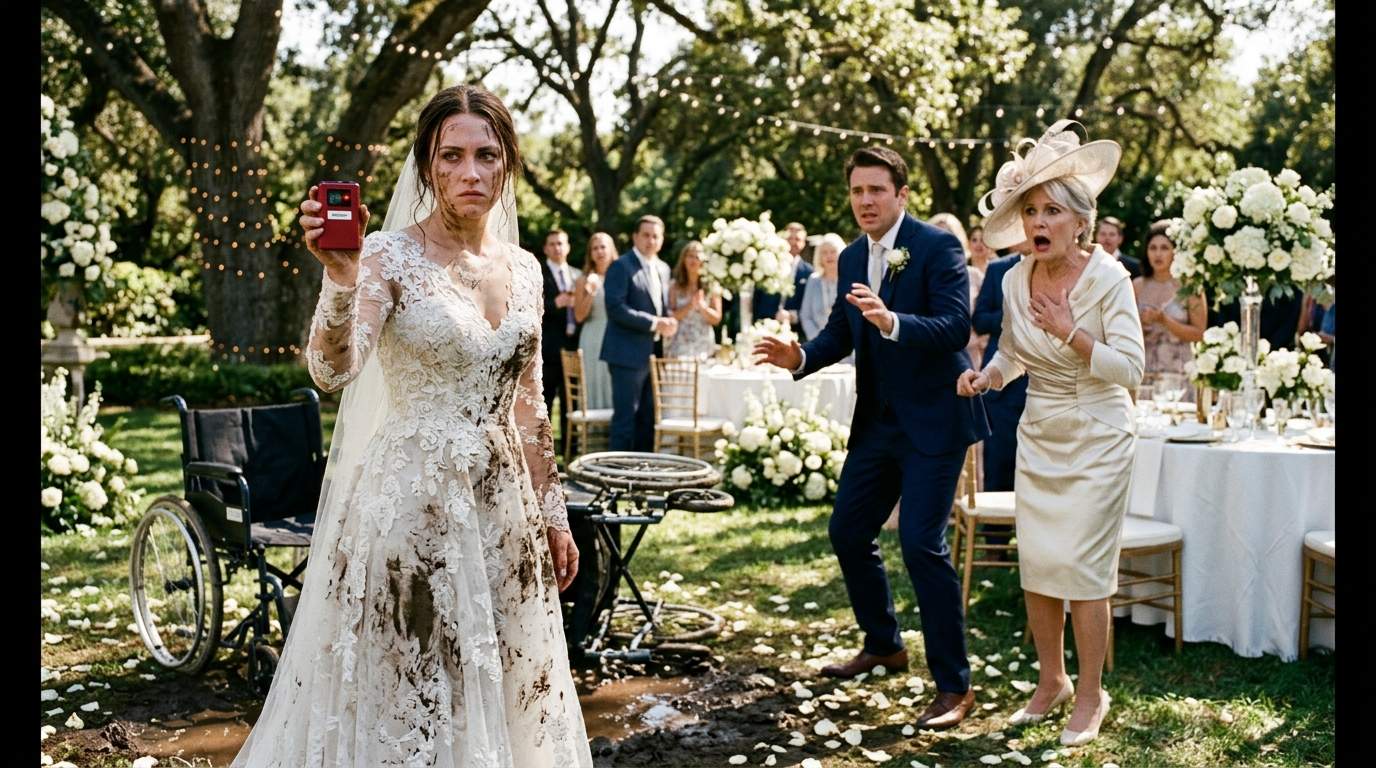Luxury Wedding Disaster: Cruel Mother-in-Law Pushes Wheelchair-Bound Bride Into Mud, Unearthing a Shocking Family Secret and Vicious Revenge Plot!