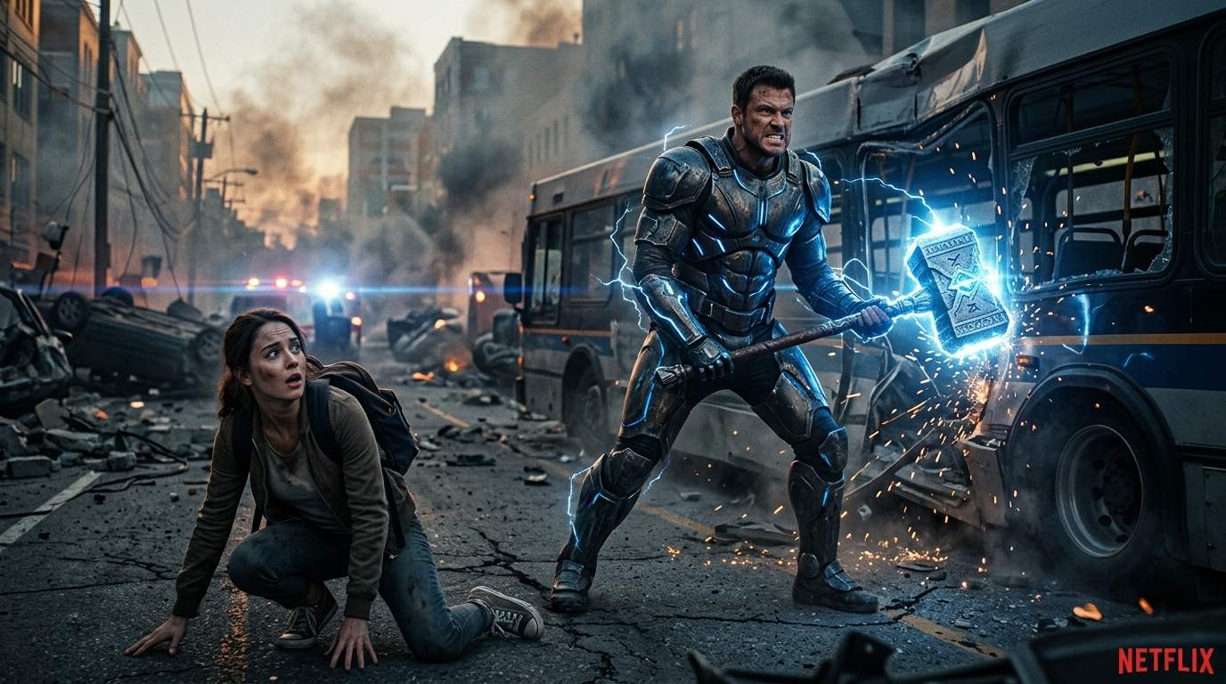 Mystery Savior Halts Runaway Bus in Urban Chaos, Unveiling a Secret Threat!