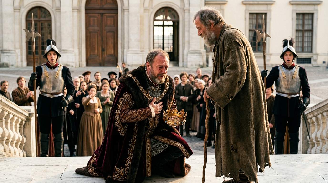 Ancient Prophecy Unveiled: King's Desperate Plea to Exiled Oracle Shakes Royal Palace, Seals Kingdom's Fate