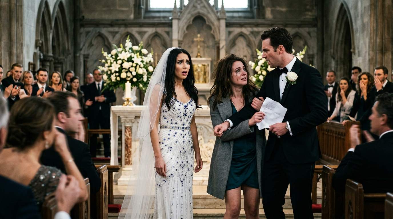 Luxury Wedding Shattered: Mystery Woman Screams Groom's Dark Secret, Exposing Unthinkable Betrayal!