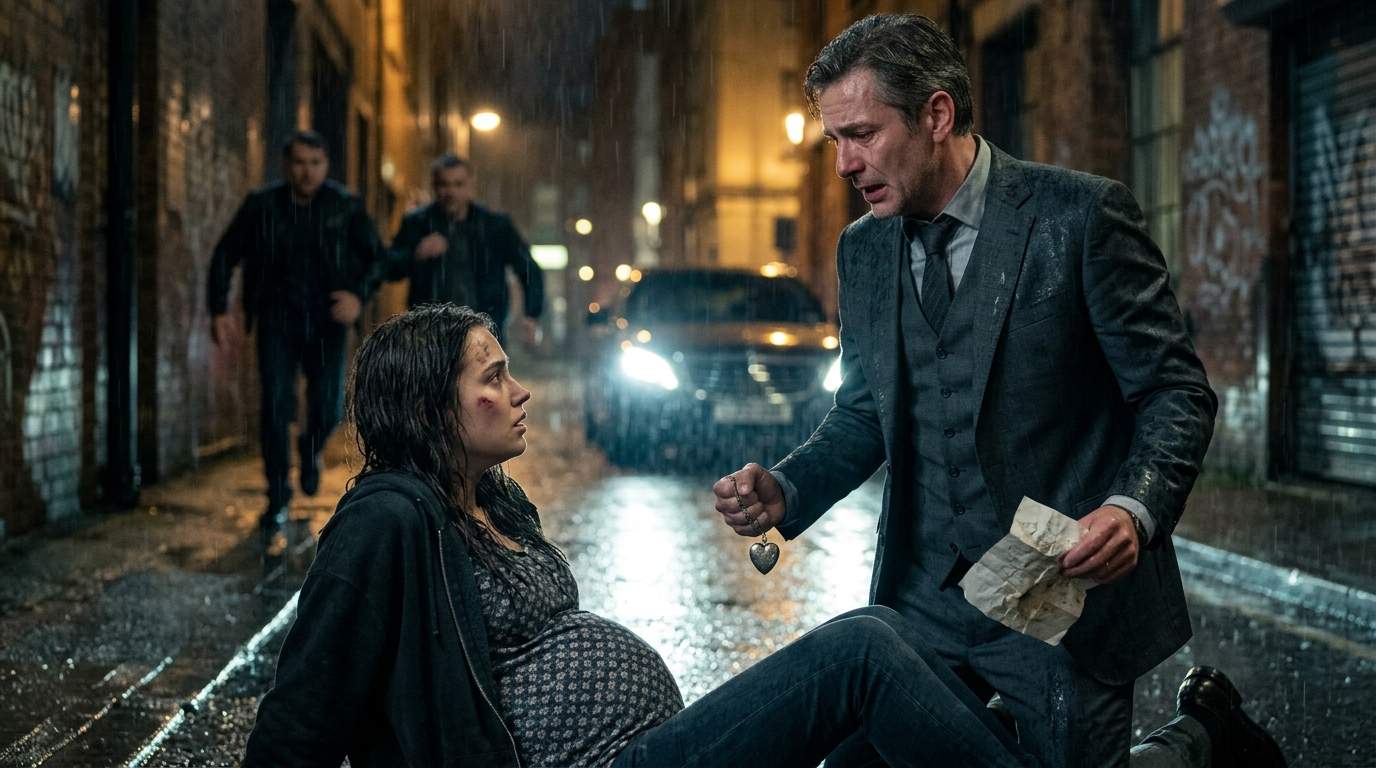 Pregnant Woman's Rainswept Brawl Reveals Billionaire's SHOCKING Family Secret After 20 Years of Deception
