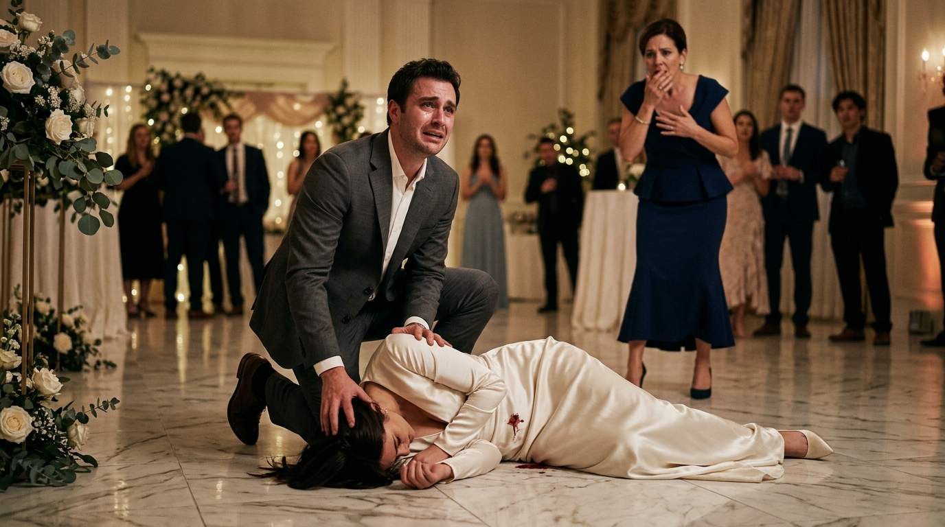 Engagement Scandal Explodes: Mother-in-Law Accused of Pushing Pregnant Bride, Family Secret Exposed in Lavish Venue