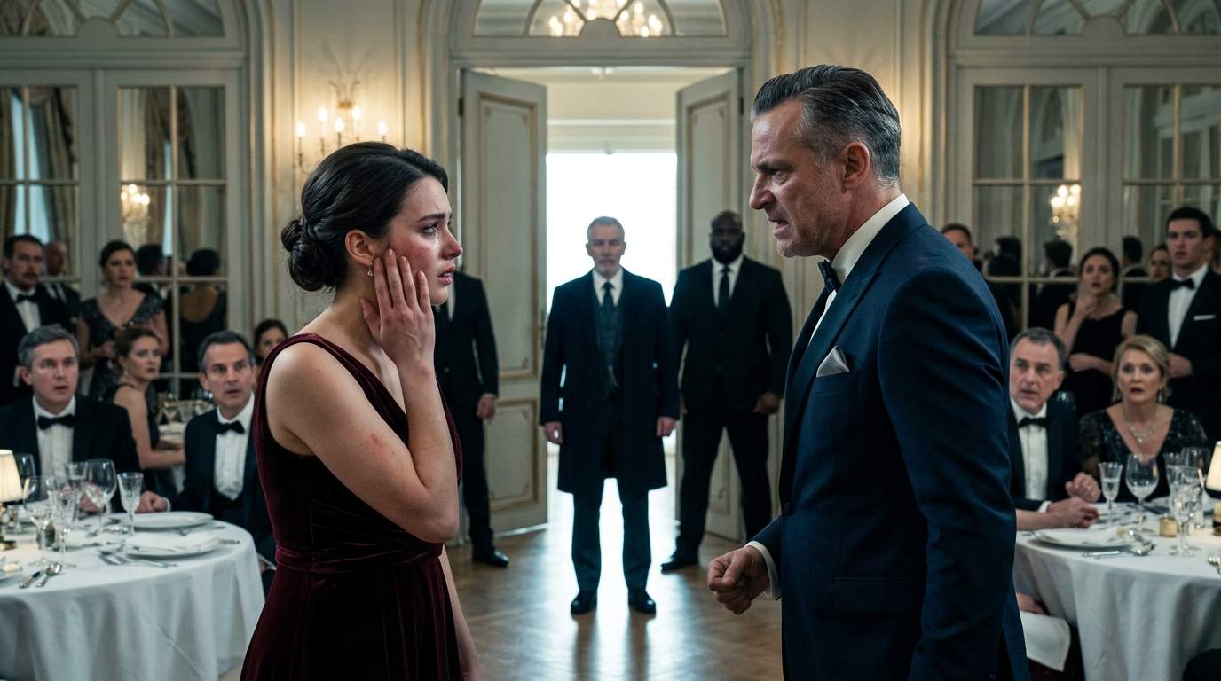 Billionaire's Public Humiliation: Slap Echoes Through Gala, Unleashing Shocking Family Revenge.