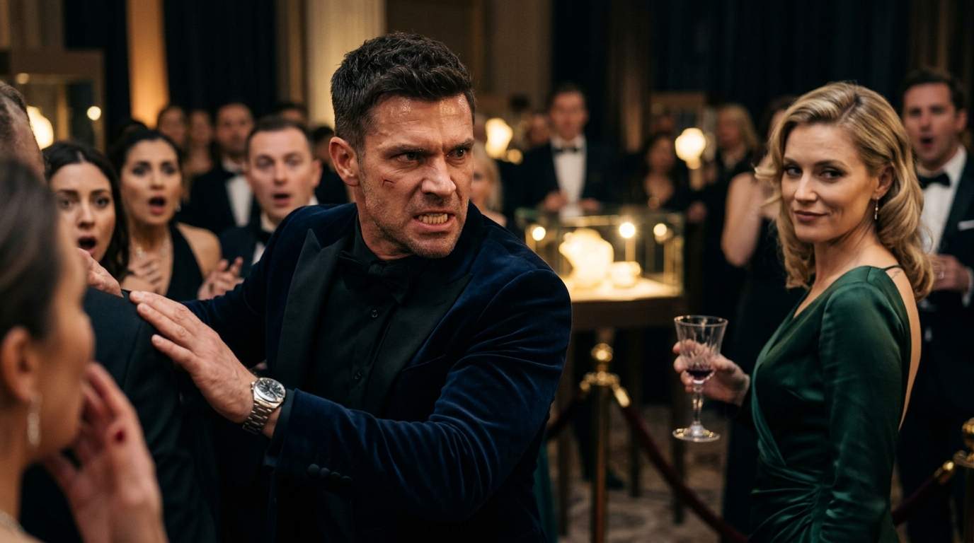 Heirloom Secrets Unveiled: Billionaire's Rage Erupts After Red Wine Attack At Elite Jewelry Exhibition, Rocking High Society