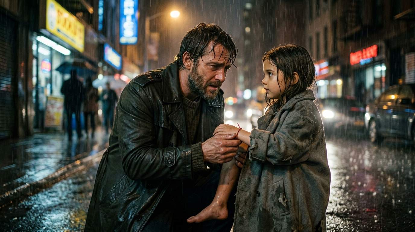 Rain-Soaked Man's Emotional Reunion with Hidden Past Triggers Life-Changing Discovery About a Little Girl.
