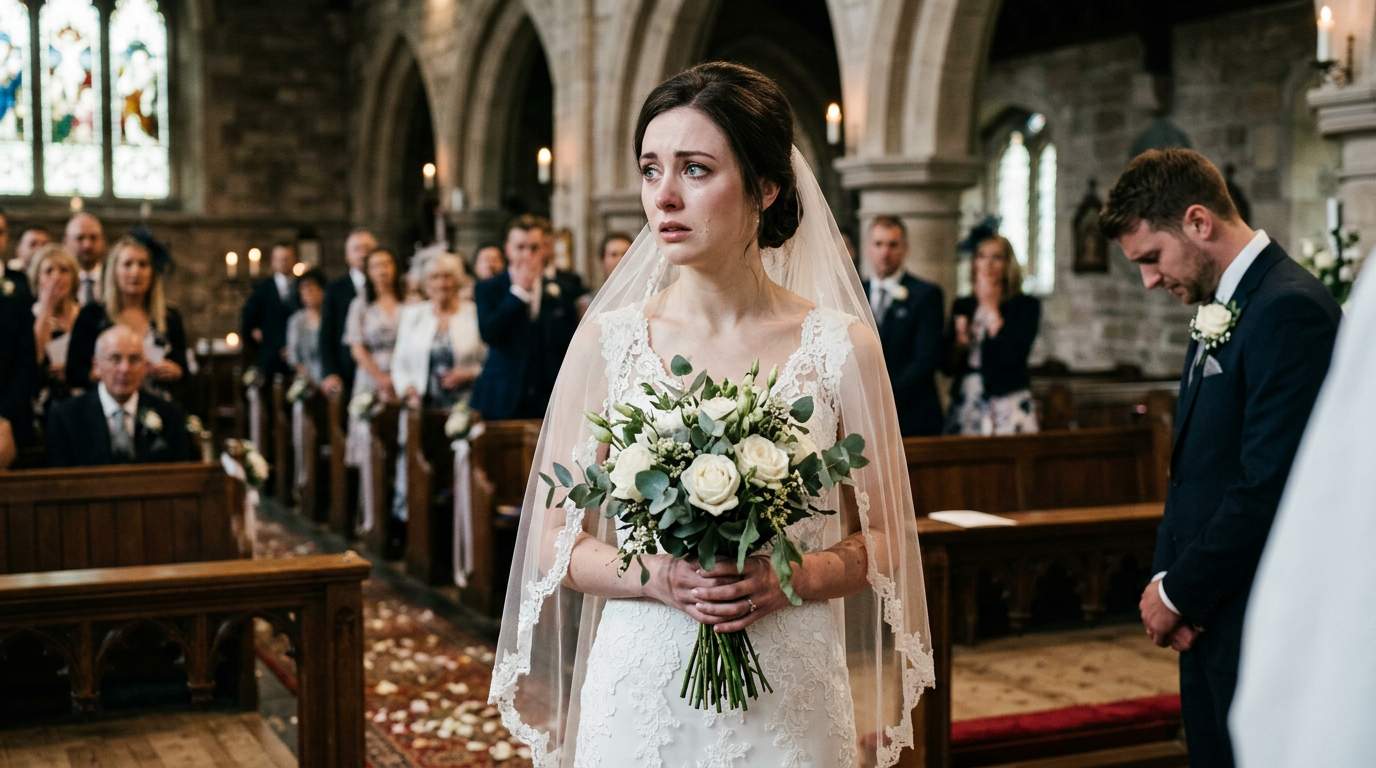 My wedding day crashed when his secret child arrived, shattering everything at the altar.